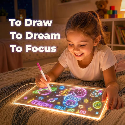Magic LED Drawing Board for Children